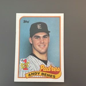 1989 Topps Number One Draft Pick Andy Benes #437